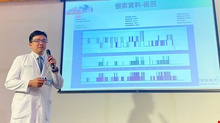 居家睡眠呼吸檢測-智眠檢 身上僅一機全搞定  中醫大附醫與廣達合作 攜帶式AI心電圖測量儀  AI精準分析心電訊號 找到睡眠呼吸中止症 AI協助擺脫「電線人」 準確度超出九成